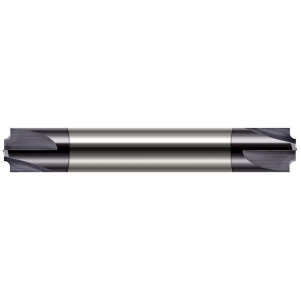 Corner Rounding End Mill-4 Flute-Flared .0310" (1/32) Radius x.0460" Pilot DIA Carbide